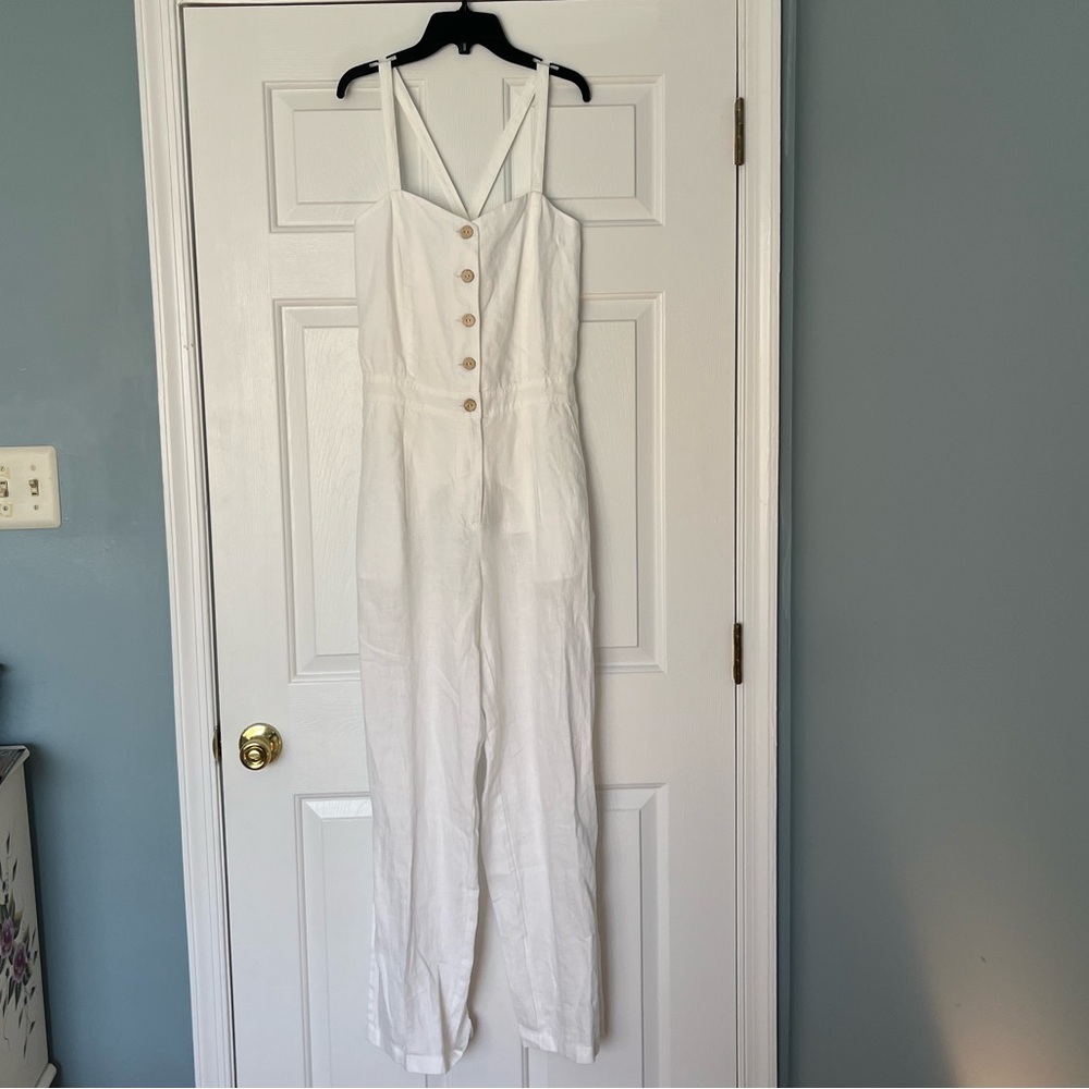 NWT ~ Faherty Linen Jumpsuit